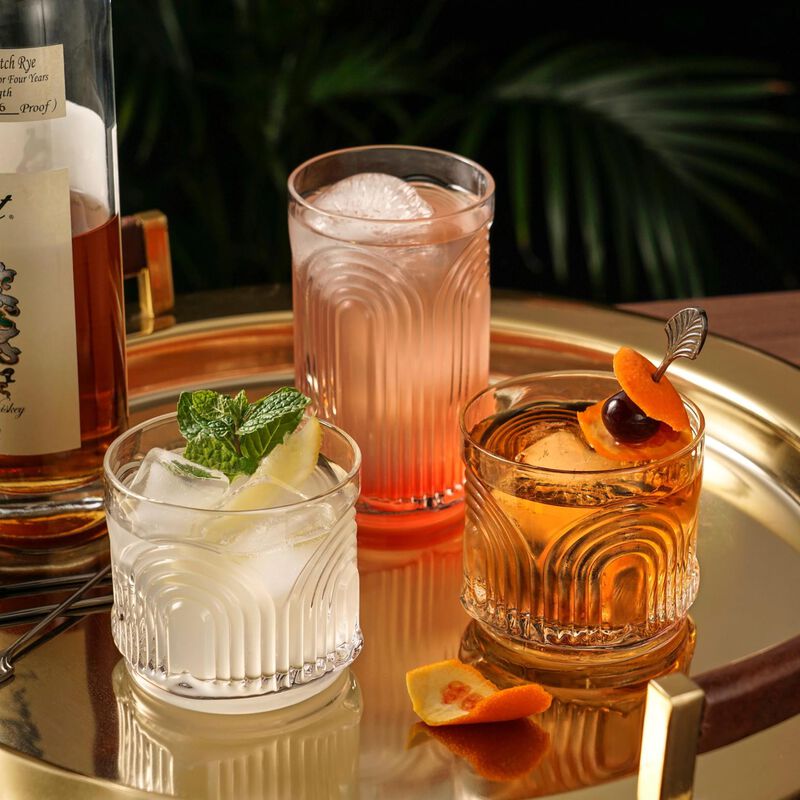 Beau Lowball Tumblers Set Of 2 by Viski® image number 3