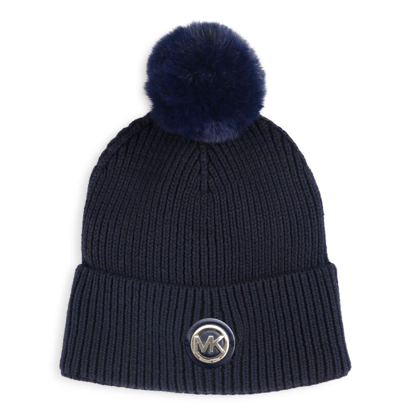 Michael Kors Pompom Beanie With Mk Badge T3 - T4 image number 0