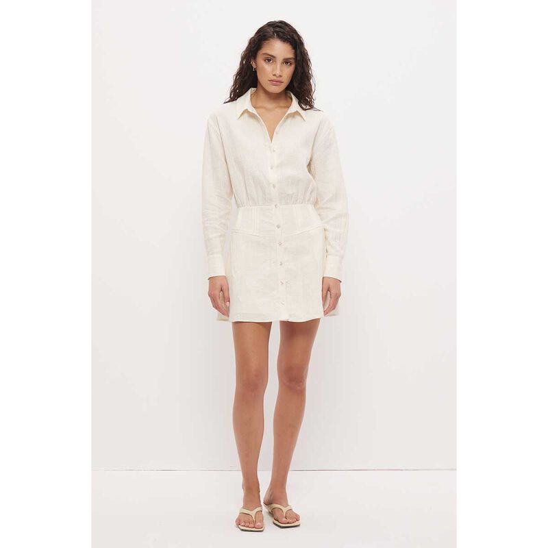 MON RENN Selma Mini Shirt Dress image number 2