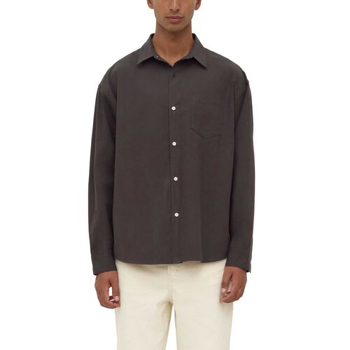 Assembly Label Finn Long Sleeve Shirt Charcoal