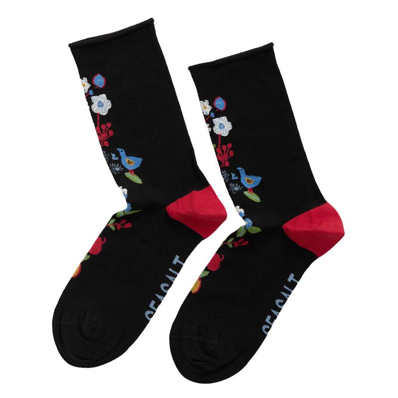 Seasalt Cornwall Bamboo Arty Socks Still Life Onyx image number 0