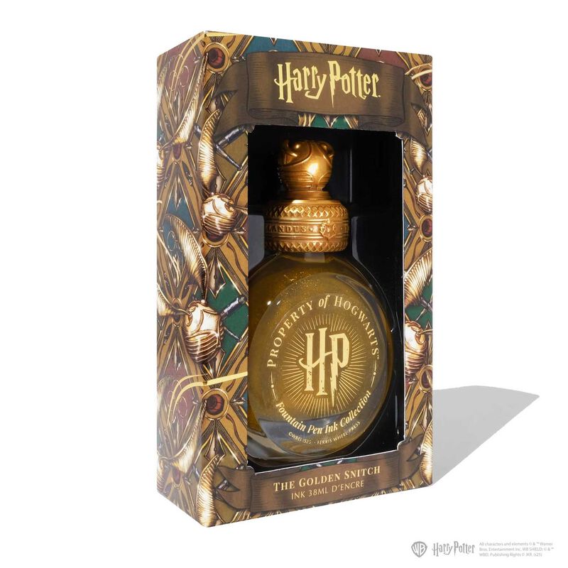 Ferris Wheel Press WB Harry Potter Golden Snitch Fountain Pen Ink 38ml image number 0
