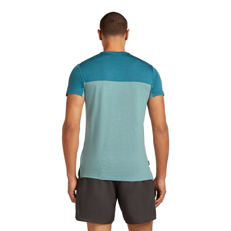 Icebreaker Mens Merino 125 Cool-Lite Sphere III SS Tee Colour Block image number 1