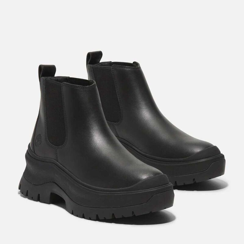 Timberland Womens Roxie Lane Chelsea W02 Black Full Grain image number 1