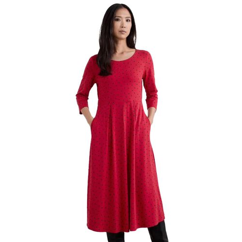 Seasalt Cornwall Veronica Dress Little Sponge Spot Dahlia