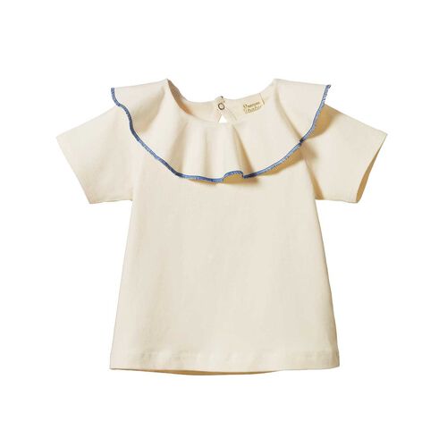 Nature Baby Short Sleeve Tate Ruffle Top