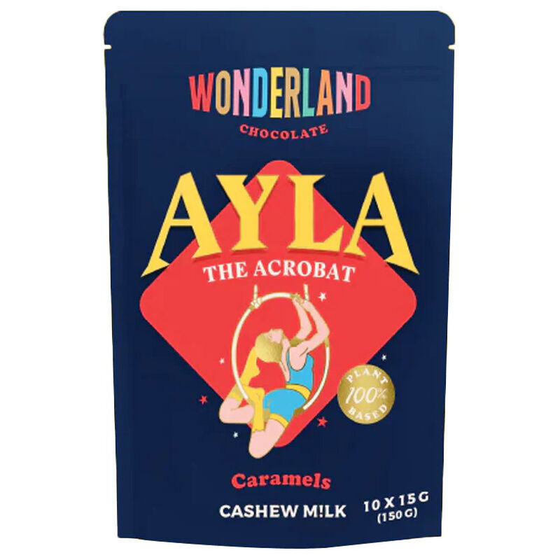 Wonderland Chocolate Cashew M!lk Caramels 150g image number 0