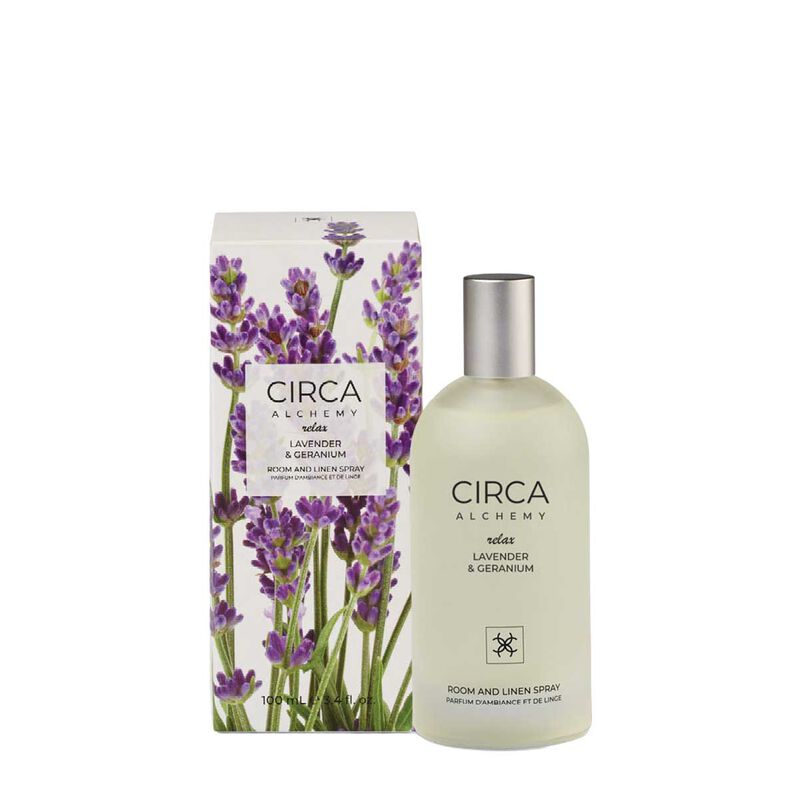 CIRCA Alchemy Relax Lavender & Geranium Room & Linen Spray 100ml image number 0