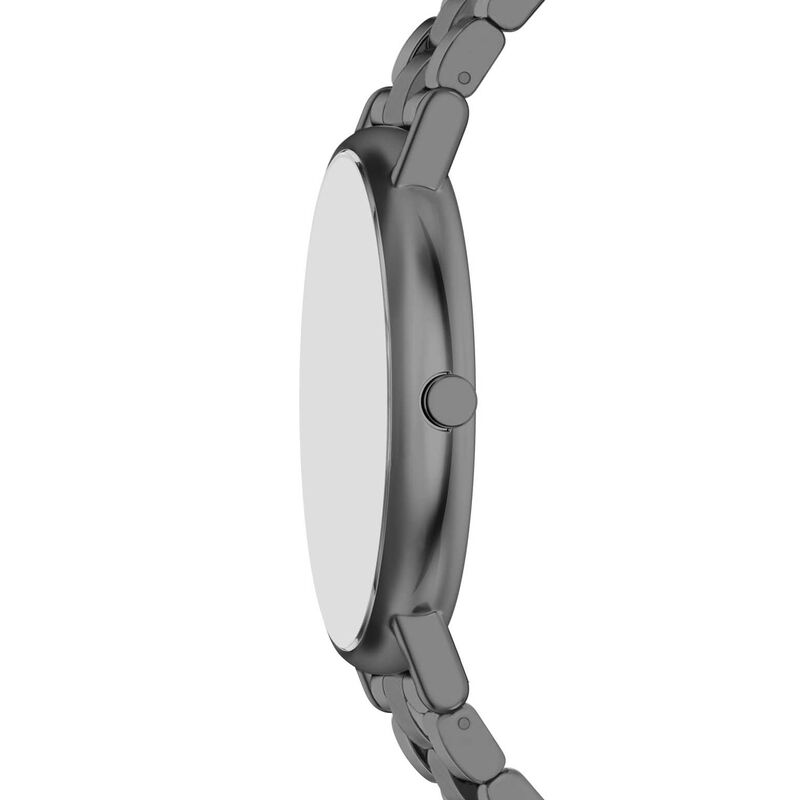 Skagen Signatur Three-Hand Gunmetal Stainless Steel Watch image number 2