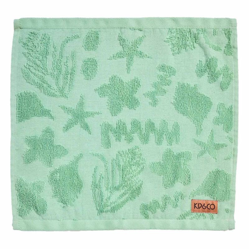 Kip&Co Jade Rock Pool Terry Face Washer image number 0