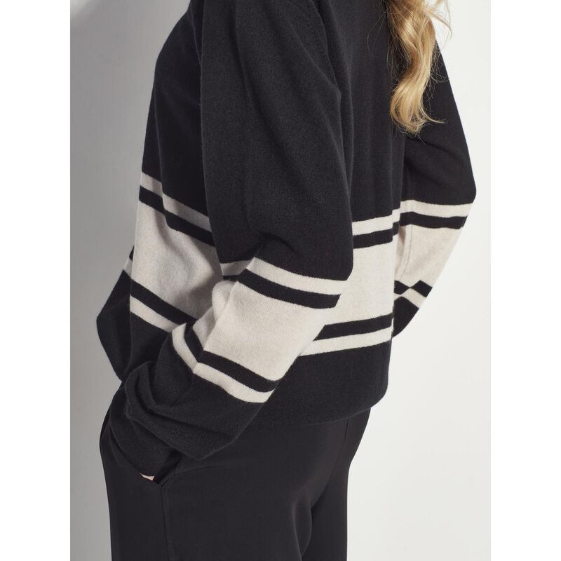 Juliette Hogan Stripe Crew Sweater image number 2