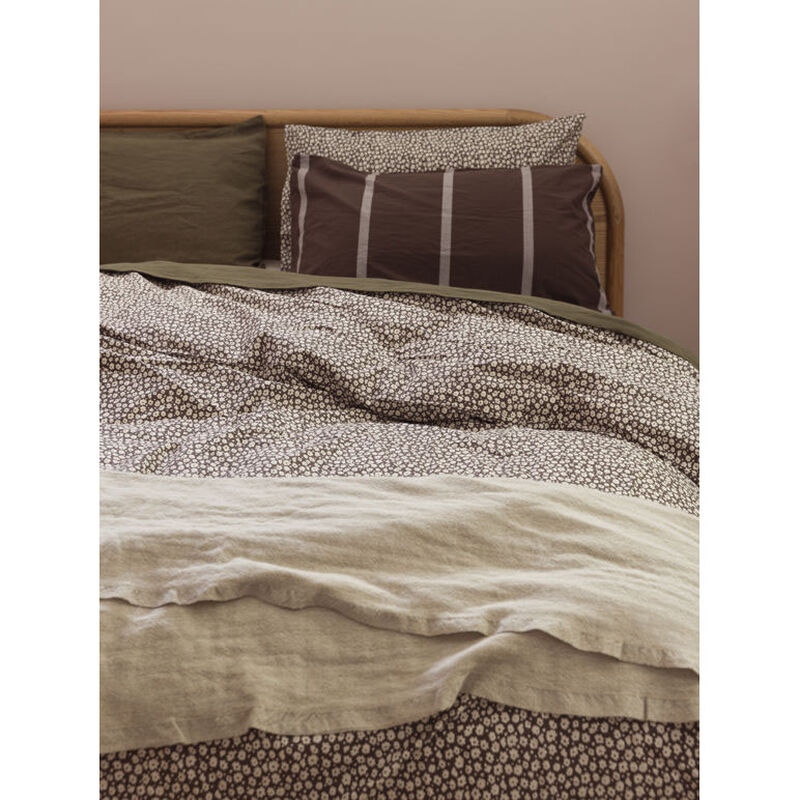 Citt&agrave; Forget Me Not Duvet Cover Rye/Bone Ks/D 180x210cm image number 3