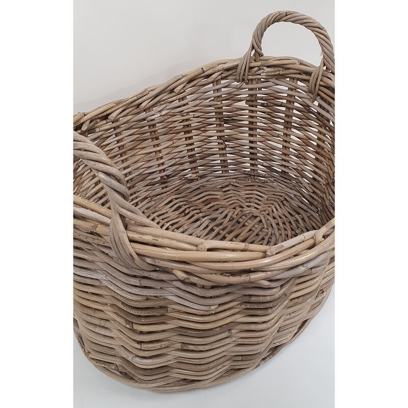 Trade Aid Rattan Oval Basket image number 1