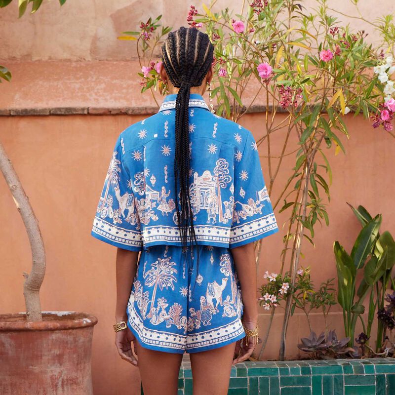 ALÉMAIS Acacia Cropped Shirt image number 1