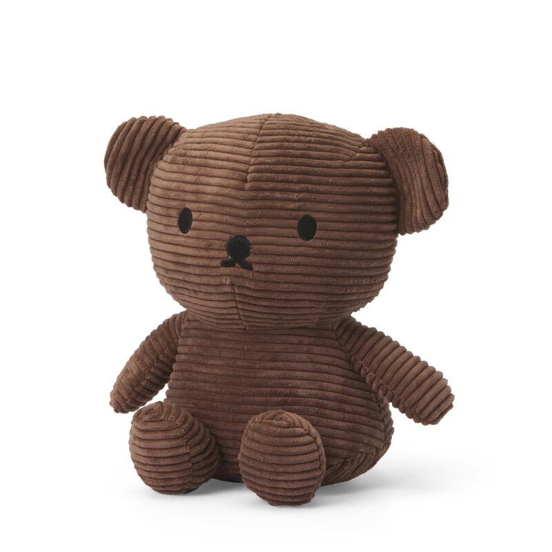 Boris Bear Corduroy Brown 24cm image number 2
