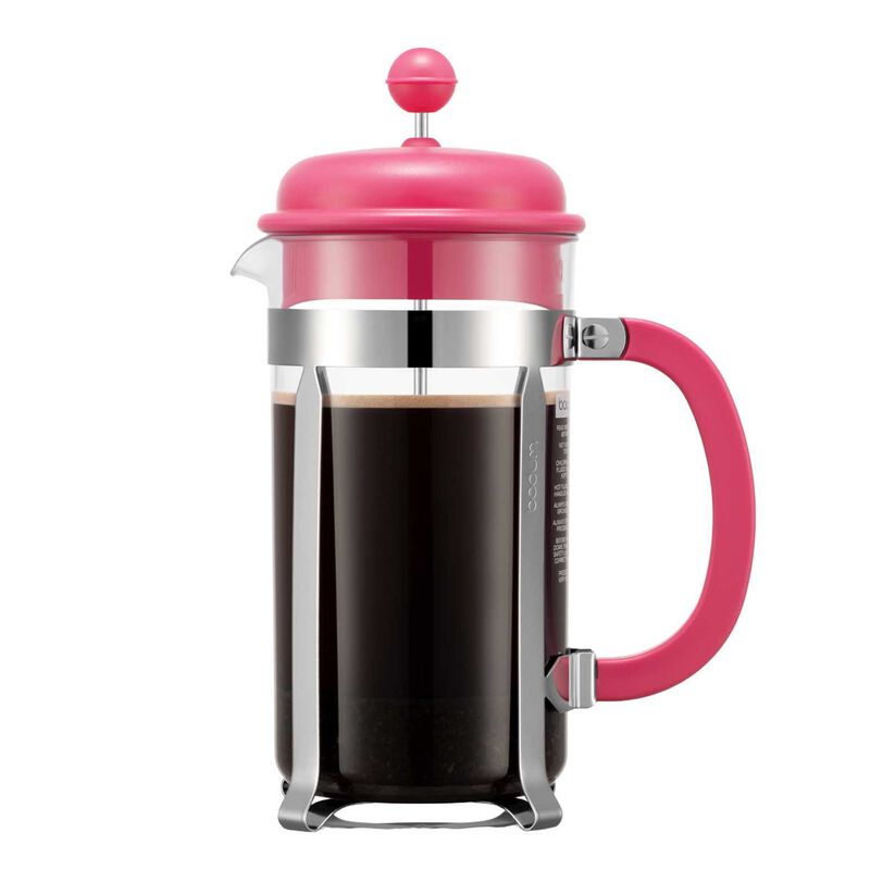 Bodum Caffettiera Coffee Maker 8 Cup 1L 34oz - Bubblegum image number 0