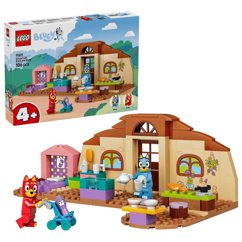 LEGO Bluey School with Rusty and Bluey image number 0