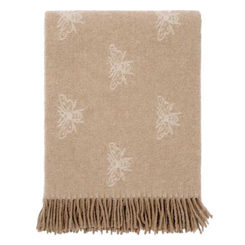 Sophie Allport Woven Throw - Wool - Bees image number 0