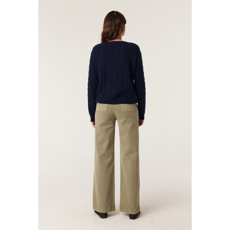 Cable Cashwool Cable Crew Jumper image number 1