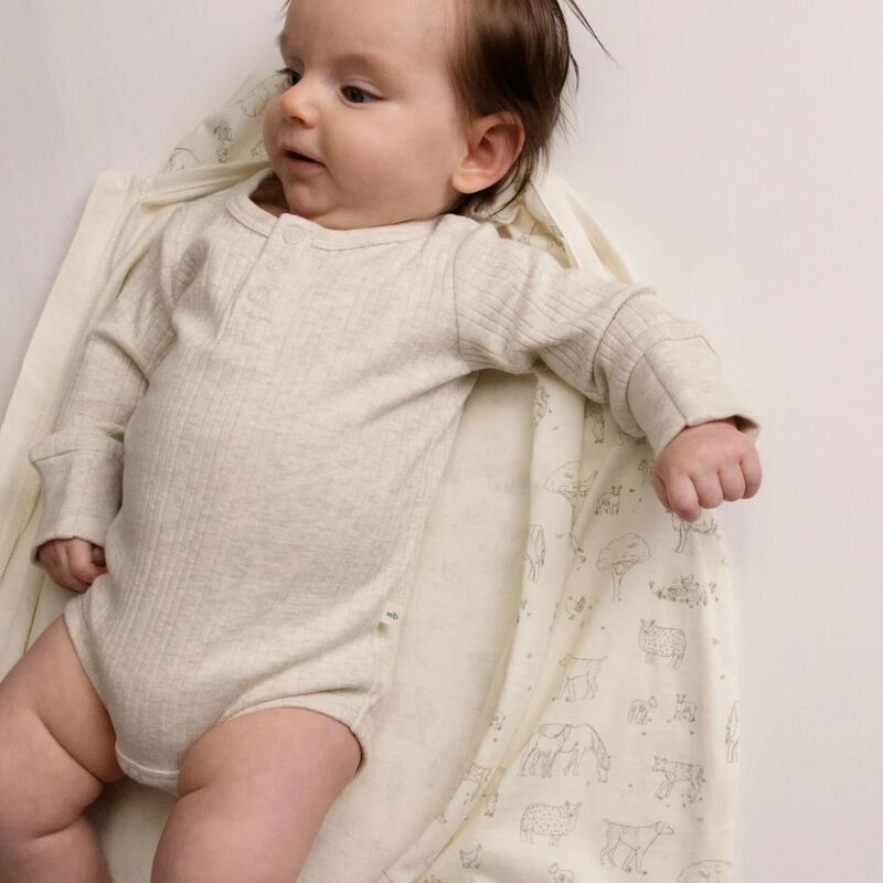 Woolbabe Summer Merino Organic Cotton Sleeping Bag image number 2