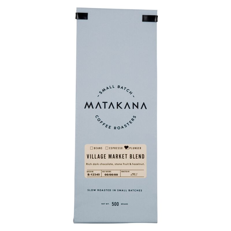 Matakana Coffee Roasters Village Blend Plunger 500g image number 0
