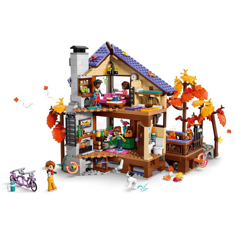 LEGO Friends Cozy Fall Forest Cabin image number 1