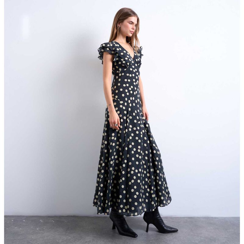 TOPSHOP Saga SS Maxi Dress image number 3