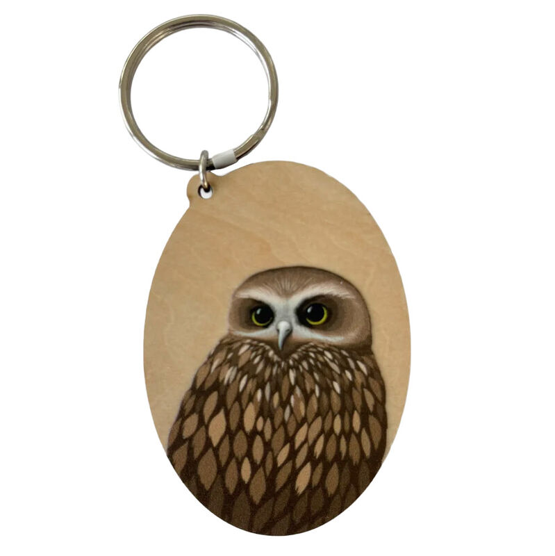 Hansby Design Morepork Keytag image number 0