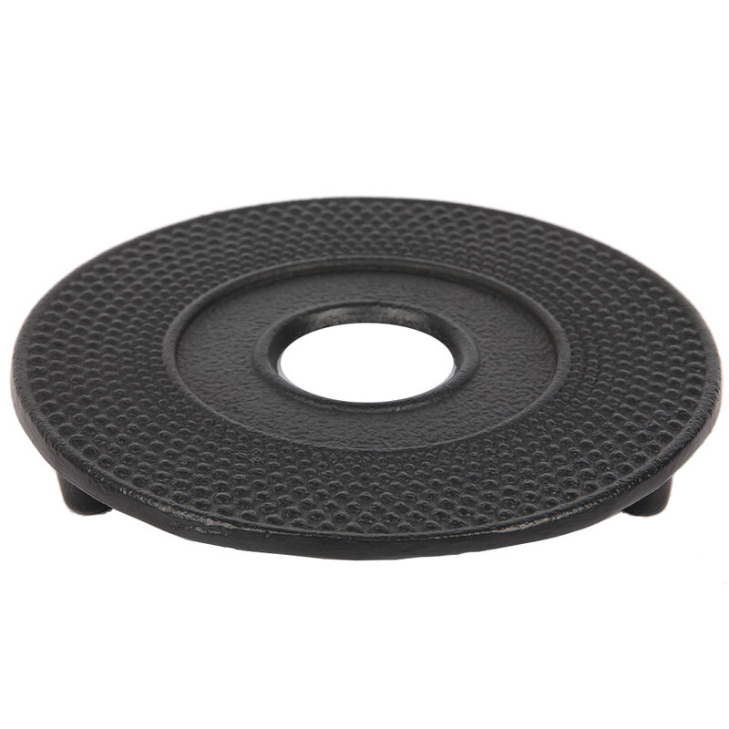 D.Line Cast Iron Trivet Fine Hobnail Black image number 0