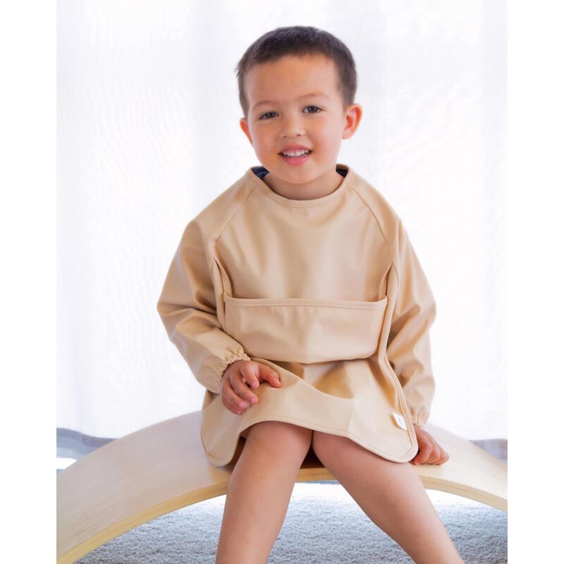 Zazi Sleeved Bib - Vanilla image number 2