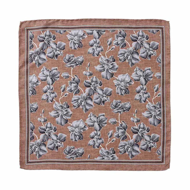 Cambridge Orchids Pocket Square image number 1