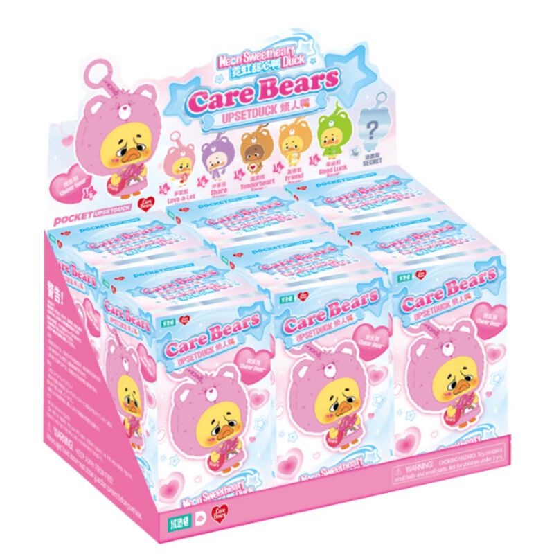 UPSETDUCK X Care Bears Neon Sweetheart Duck Plush - Blind Box Series image number 0