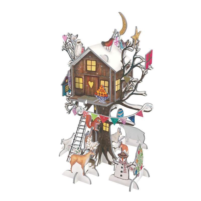 Roger La Borde Treehouse Blue Pop N Slot Advent Calendar image number 1