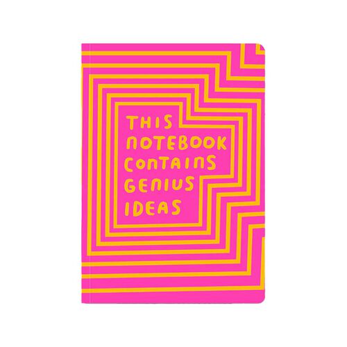 Oh Deer This Contains Genius Ideas A5 Soft Cover Notebook