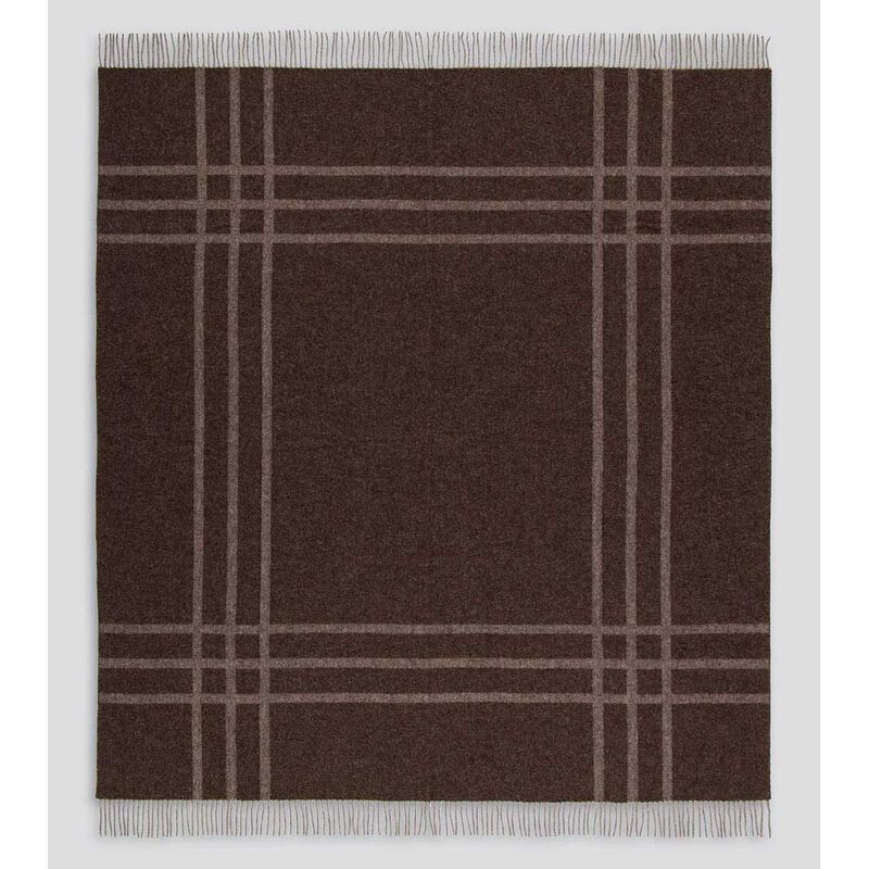 Baya Fiordland 100% NZ Lambswool Throw 190x220cm - Walnut image number 2