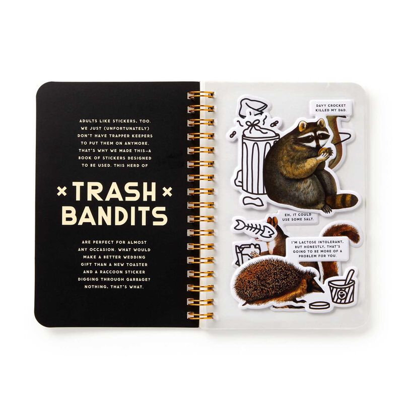 Brass Monkey Trash Bandits Sticker Book image number 2