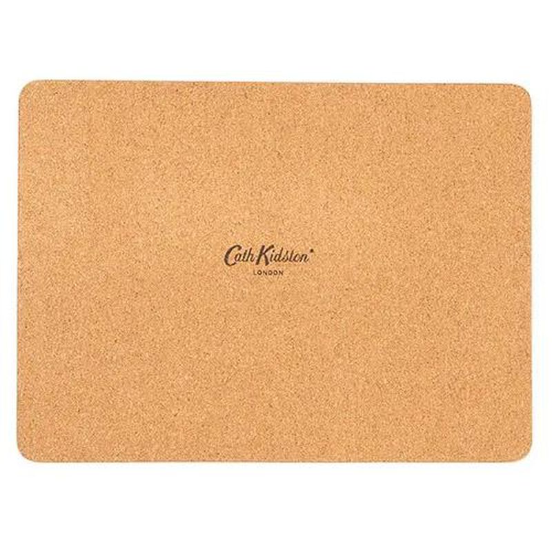 Cath Kidston Strawberry Garden 4Pk Blue Cork Back Placemats image number 3