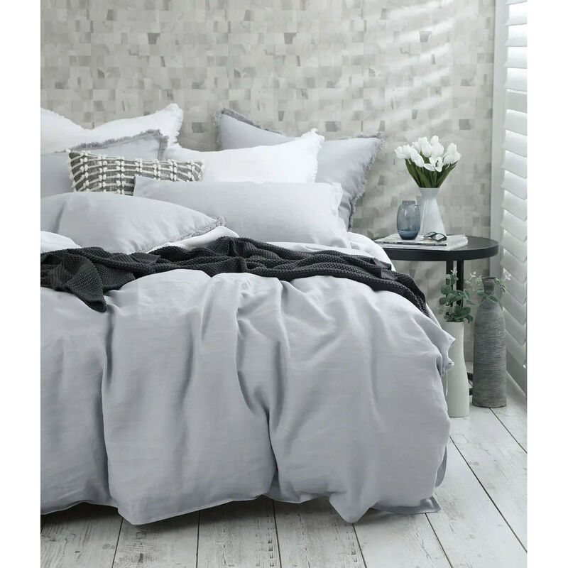 MM Linen Laundered Linen Tassel Euro Set image number 5