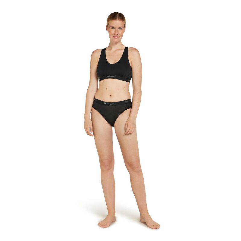 Icebreaker W Merino Blend 125 Cool-Lite Sprite Racerback Bra image number 3