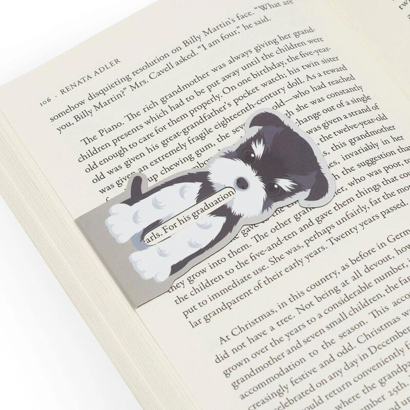 Thinking Gifts Line Marker Magnetic Bookmark Set of 2 - Dogs image number 1