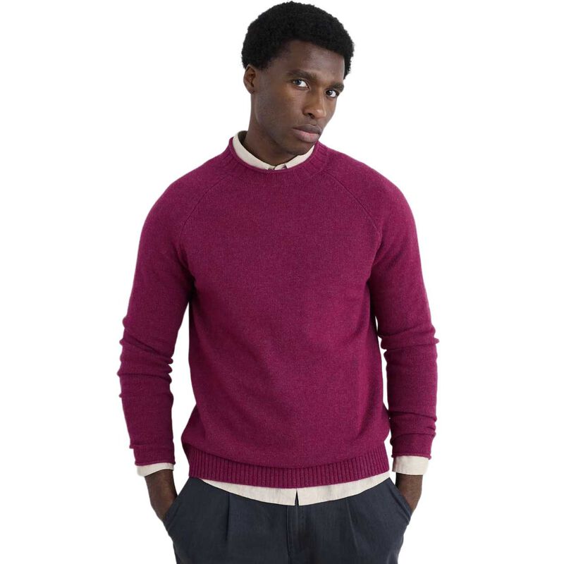 Seasalt Cornwall Mens Fitcher Jumper Cassis image number 0