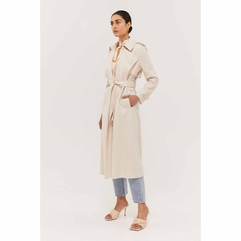 SABA Karla Longline Trench Coat Ballantynes Department Store