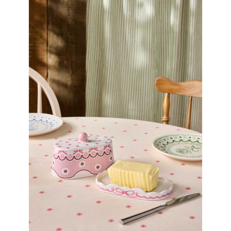 Cath Kidston Spitalfields Silk Butter Dish image number 1