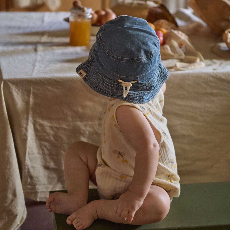 Nature Baby Bucket Sunhat Chambray image number 2