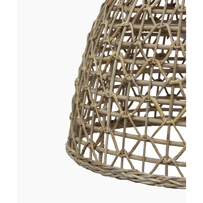 French Country Province Open Weave Rattan Light Shade image number 1