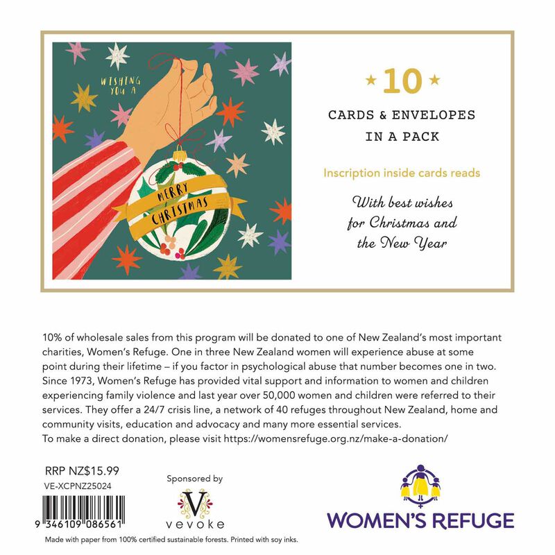 Women's Refuge Bauble Magic Christmas Card Wallet image number 1