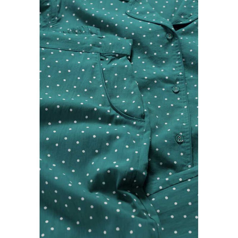 Seasalt Cornwall View Point Pyjamas Rustic Spot Studio Green image number 2