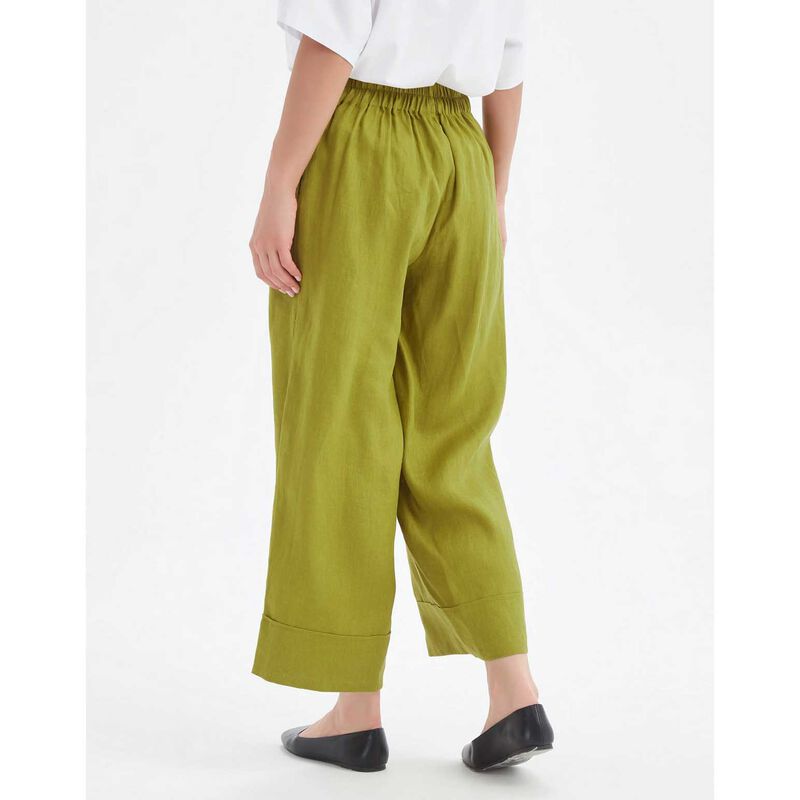 TIRELLI Wide Leg Linen Pant image number 5