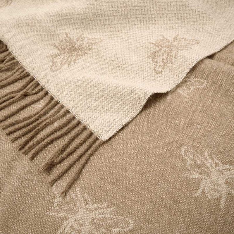 Sophie Allport Woven Throw - Wool - Bees image number 1