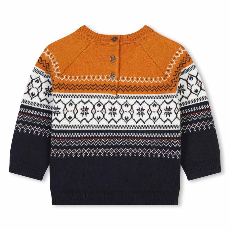Carrement Beau Jacquard Sweater 2Y - 3Y image number 1
